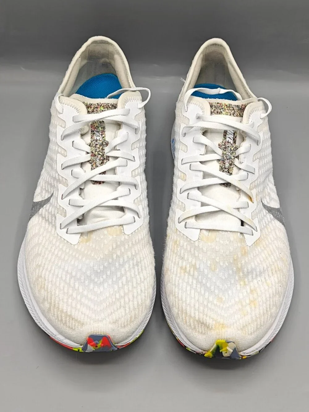 Nike Air Zoom Pegasus Turbo 2 AW White Multi-Color Men's 10.5 Shoes - BV7765-100